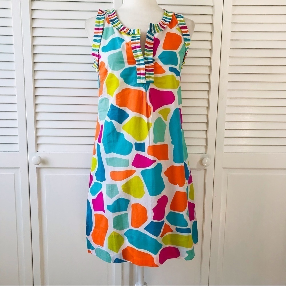 NEW GRETCHEN SCOTT White Sleeveless V-Neck Dress Size Extra Small